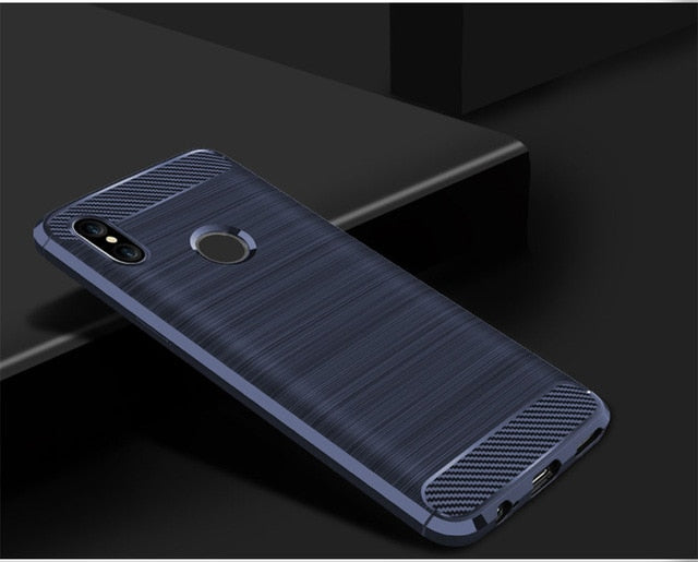 Silicone Case For Xiaomi Mi A2 Case Cover for Mi A2 Lite Case Soft Carbon Fiber Phone Case On Xiaomi Mi A 2 lite Redmi 6 Pro - Amzon World