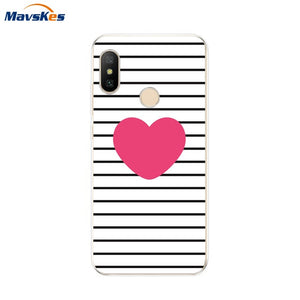 Silicone Case For Xiaomi Mi A2 Case Cover for Xiaomi Mi A2 Lite Case Soft TPU Pattern phone Case on Xiaomi MiA2 lite Redmi 6 Pro - Amzon World