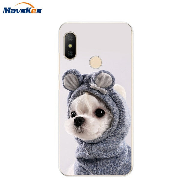Silicone Case For Xiaomi Mi A2 Case Cover for Xiaomi Mi A2 Lite Case Soft TPU Pattern phone Case on Xiaomi MiA2 lite Redmi 6 Pro - Amzon World