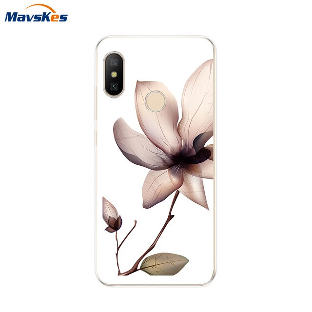 Silicone Case For Xiaomi Mi A2 Case Cover for Xiaomi Mi A2 Lite Case Soft TPU Pattern phone Case on Xiaomi MiA2 lite Redmi 6 Pro - Amzon World