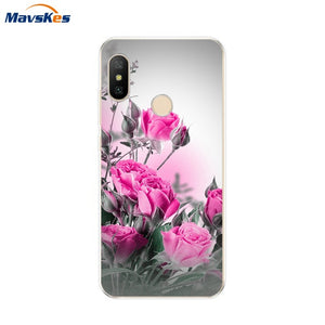 Silicone Case For Xiaomi Mi A2 Case Cover for Xiaomi Mi A2 Lite Case Soft TPU Pattern phone Case on Xiaomi MiA2 lite Redmi 6 Pro - Amzon World