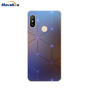 Silicone Case For Xiaomi Mi A2 Case Cover for Xiaomi Mi A2 Lite Case Soft TPU Pattern phone Case on Xiaomi MiA2 lite Redmi 6 Pro - Amzon World
