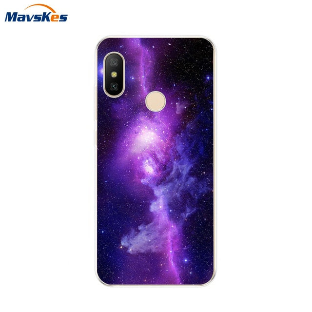 Silicone Case For Xiaomi Mi A2 Case Cover for Xiaomi Mi A2 Lite Case Soft TPU Pattern phone Case on Xiaomi MiA2 lite Redmi 6 Pro - Amzon World