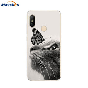 Silicone Case For Xiaomi Mi A2 Case Cover for Xiaomi Mi A2 Lite Case Soft TPU Pattern phone Case on Xiaomi MiA2 lite Redmi 6 Pro - Amzon World