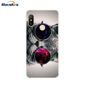 Silicone Case For Xiaomi Mi A2 Case Cover for Xiaomi Mi A2 Lite Case Soft TPU Pattern phone Case on Xiaomi MiA2 lite Redmi 6 Pro - Amzon World