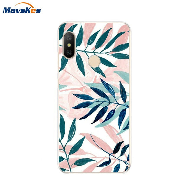 Silicone Case For Xiaomi Mi A2 Case Cover for Xiaomi Mi A2 Lite Case Soft TPU Pattern phone Case on Xiaomi MiA2 lite Redmi 6 Pro - Amzon World
