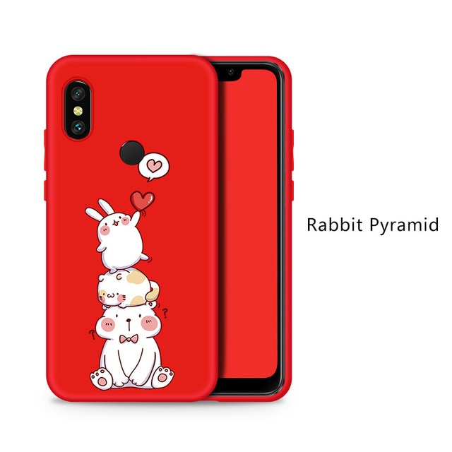 Silicone Case For Xiaomi Redmi Note 6 Pro Cute Full Case For Xiaomi Redmi Note 5 7 6A Mi A2 Lite Shockproof Bumper Coques Funda - Amzon World