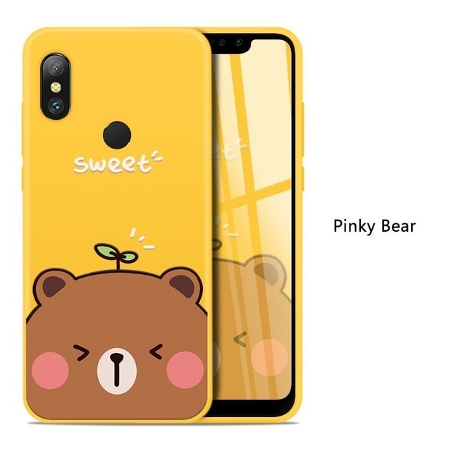 Silicone Case For Xiaomi Redmi Note 6 Pro Cute Full Case For Xiaomi Redmi Note 5 7 6A Mi A2 Lite Shockproof Bumper Coques Funda - Amzon World