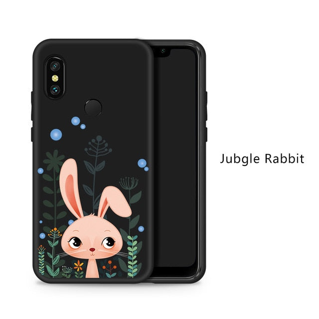 Silicone Case For Xiaomi Redmi Note 6 Pro Cute Full Case For Xiaomi Redmi Note 5 7 6A Mi A2 Lite Shockproof Bumper Coques Funda - Amzon World