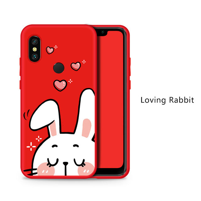 Silicone Case For Xiaomi Redmi Note 6 Pro Cute Full Case For Xiaomi Redmi Note 5 7 6A Mi A2 Lite Shockproof Bumper Coques Funda - Amzon World
