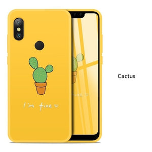 Silicone Case For Xiaomi Redmi Note 6 Pro Cute Full Case For Xiaomi Redmi Note 5 7 6A Mi A2 Lite Shockproof Bumper Coques Funda - Amzon World