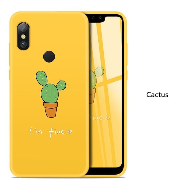 Silicone Case For Xiaomi Redmi Note 6 Pro Cute Full Case For Xiaomi Redmi Note 5 7 6A Mi A2 Lite Shockproof Bumper Coques Funda - Amzon World
