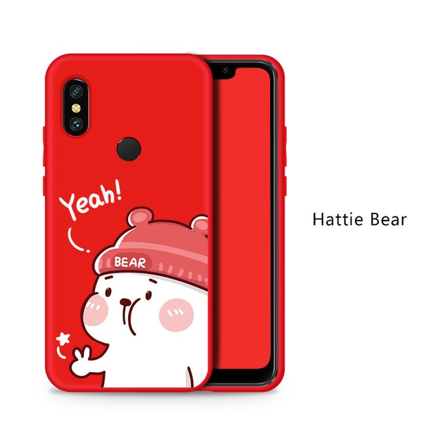 Silicone Case For Xiaomi Redmi Note 6 Pro Cute Full Case For Xiaomi Redmi Note 5 7 6A Mi A2 Lite Shockproof Bumper Coques Funda - Amzon World