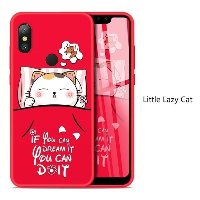 Silicone Case For Xiaomi Redmi Note 6 Pro Cute Full Case For Xiaomi Redmi Note 5 7 6A Mi A2 Lite Shockproof Bumper Coques Funda - Amzon World