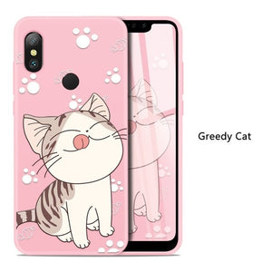 Silicone Case For Xiaomi Redmi Note 6 Pro Cute Full Case For Xiaomi Redmi Note 5 7 6A Mi A2 Lite Shockproof Bumper Coques Funda - Amzon World