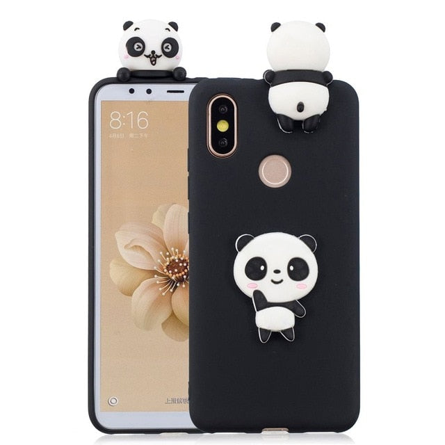 Silicone cover For Xiaomi Redmi 7 Case redmi7 Pro Fundas For Redmi note 7 Back Cover Xiaomi Redmi 7 Coque 3D Panda TPU Soft case - Amzon World