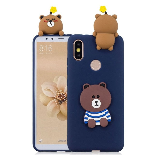 Silicone cover For Xiaomi Redmi 7 Case redmi7 Pro Fundas For Redmi note 7 Back Cover Xiaomi Redmi 7 Coque 3D Panda TPU Soft case - Amzon World