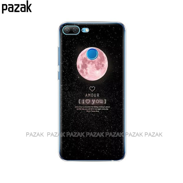 Silicone phone Case For huawei honor 9 honor 9 lite cases soft TPU Phone Back cover full 360 Protective shell new design - Amzon World