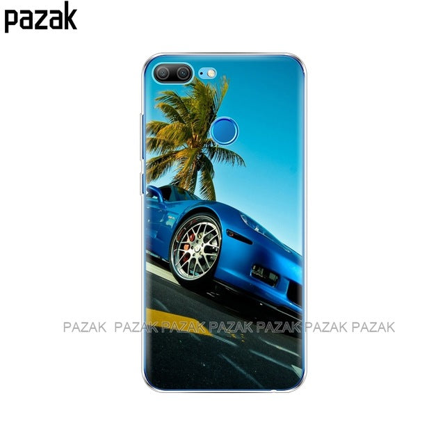 Silicone phone Case For huawei honor 9 honor 9 lite cases soft TPU Phone Back cover full 360 Protective shell new design - Amzon World