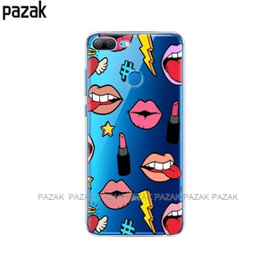 Silicone phone Case For huawei honor 9 honor 9 lite cases soft TPU Phone Back cover full 360 Protective shell new design - Amzon World