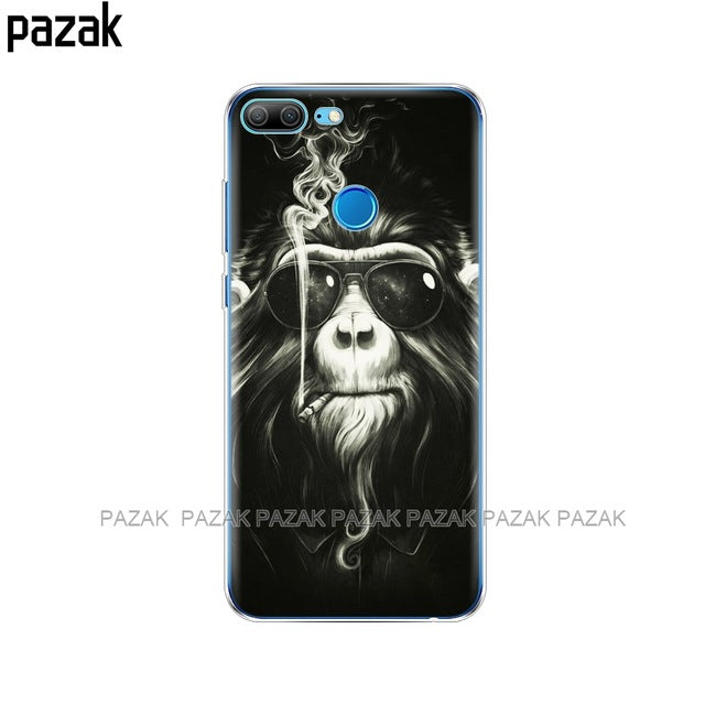 Silicone phone Case For huawei honor 9 honor 9 lite cases soft TPU Phone Back cover full 360 Protective shell new design - Amzon World