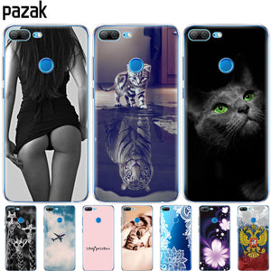 Silicone phone Case For huawei honor 9 honor 9 lite cases soft TPU Phone Back cover full 360 Protective shell new design - Amzon World