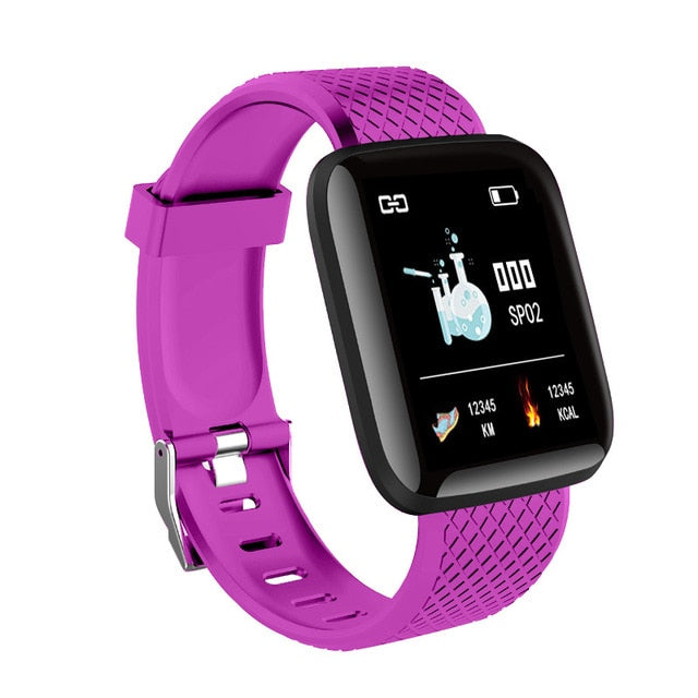Smart Bracelet Blood Pressure Measurement Waterproof Fitness Tracker Watch Heart Rate Monitor Pedometer Smart Band Women Men - Amzon World