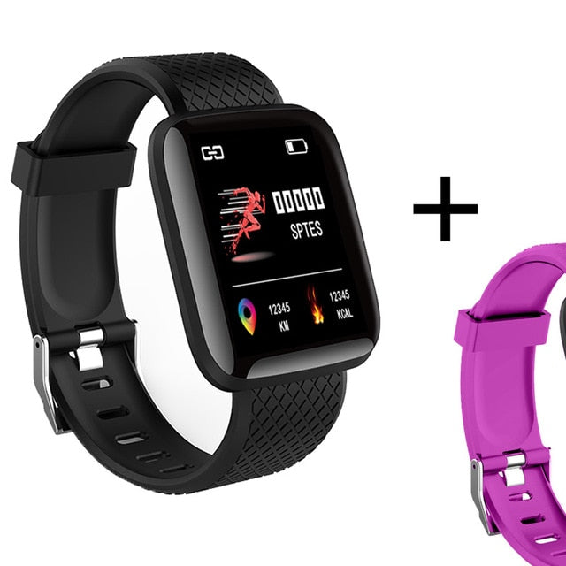 Smart Bracelet Blood Pressure Measurement Waterproof Fitness Tracker Watch Heart Rate Monitor Pedometer Smart Band Women Men - Amzon World