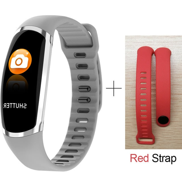 Smart Bracelet R16 Men Women Heart Rate Watch Sleep Monitor Blood Pressure Fitness Tracker Android IOS Color Message Sport Band - Amzon World
