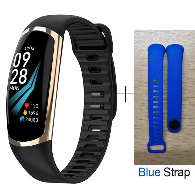 Smart Bracelet R16 Men Women Heart Rate Watch Sleep Monitor Blood Pressure Fitness Tracker Android IOS Color Message Sport Band - Amzon World