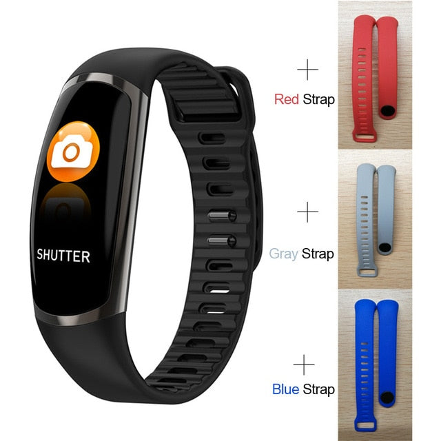 Smart Bracelet R16 Men Women Heart Rate Watch Sleep Monitor Blood Pressure Fitness Tracker Android IOS Color Message Sport Band - Amzon World