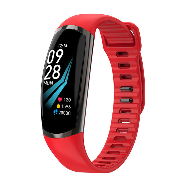 Smart Bracelet R16 Men Women Heart Rate Watch Sleep Monitor Blood Pressure Fitness Tracker Android IOS Color Message Sport Band - Amzon World