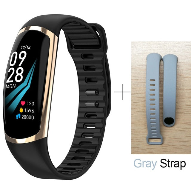 Smart Bracelet R16 Men Women Heart Rate Watch Sleep Monitor Blood Pressure Fitness Tracker Android IOS Color Message Sport Band - Amzon World