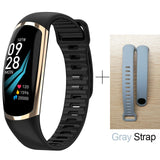 Smart Bracelet R16 Men Women Heart Rate Watch Sleep Monitor Blood Pressure Fitness Tracker Android IOS Color Message Sport Band - Amzon World