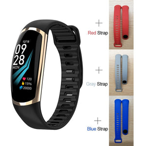 Smart Bracelet R16 Men Women Heart Rate Watch Sleep Monitor Blood Pressure Fitness Tracker Android IOS Color Message Sport Band - Amzon World