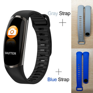Smart Bracelet R16 Men Women Heart Rate Watch Sleep Monitor Blood Pressure Fitness Tracker Android IOS Color Message Sport Band - Amzon World