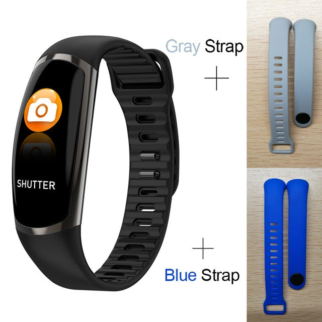 Smart Bracelet R16 Men Women Heart Rate Watch Sleep Monitor Blood Pressure Fitness Tracker Android IOS Color Message Sport Band - Amzon World