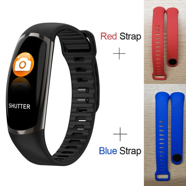 Smart Bracelet R16 Men Women Heart Rate Watch Sleep Monitor Blood Pressure Fitness Tracker Android IOS Color Message Sport Band - Amzon World