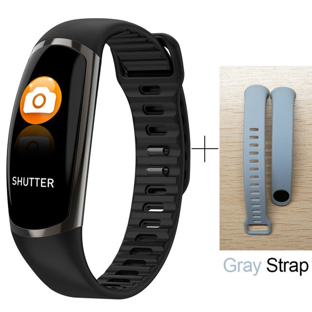 Smart Bracelet R16 Men Women Heart Rate Watch Sleep Monitor Blood Pressure Fitness Tracker Android IOS Color Message Sport Band - Amzon World