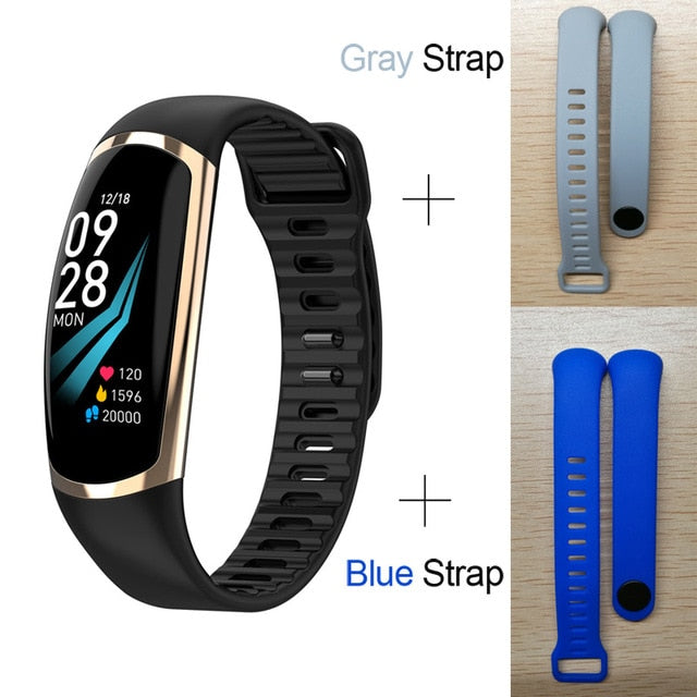 Smart Bracelet R16 Men Women Heart Rate Watch Sleep Monitor Blood Pressure Fitness Tracker Android IOS Color Message Sport Band - Amzon World