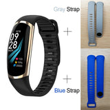 Smart Bracelet R16 Men Women Heart Rate Watch Sleep Monitor Blood Pressure Fitness Tracker Android IOS Color Message Sport Band - Amzon World