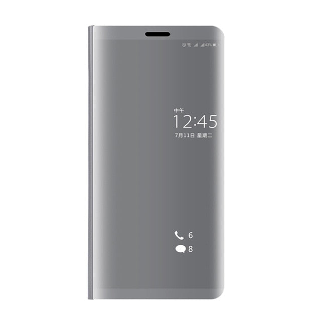 Smart Case For Huawei Honor 8x 8c 8s Cover Case Clear View Mirror On Huawei honor 10 lite 20 honer 10 light 10i Flip Stand Cases - Amzon World