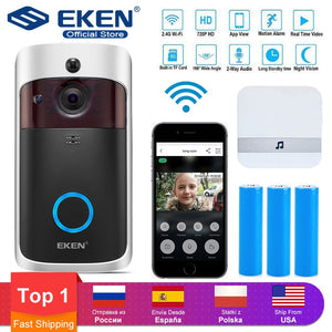 Smart IP Video Intercom WI-FI Video Door Phone Door Bell WIFI Doorbell Camera For Apartments IR Alarm Wireless Security Camera - Amzon World