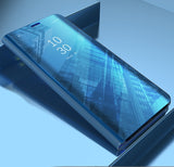 Smart Mirror Flip Case For Samsung Galaxy S10 M30 A10E A20E A70 A40 A50 A30 A20 A10 A60 A80 A90 Case Clear View Flip Phone Cover - Amzon World