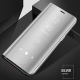 Smart Mirror Flip Phone Case For Samsung Galaxy J4 J6 A6 A8 Plus J8 A7 2018 View Cover For Samsung A5 A7 J3 J5 J7 2017 A8 Case - Amzon World