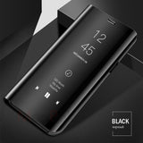 Smart Mirror Flip Phone Case For Samsung Galaxy J4 J6 A6 A8 Plus J8 A7 2018 View Cover For Samsung A5 A7 J3 J5 J7 2017 A8 Case - Amzon World