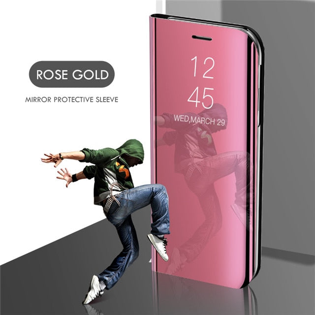 Smart Mirror Phone Case For Samsung Galaxy S10 S9 S8 Plus S10E A6 A8 A7 2018 Note 8 9 A10 A30 A40 A50 A60 A70 M10 M20 M30 Cover - Amzon World