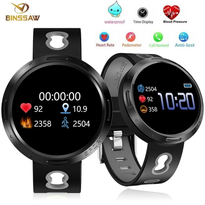 Smart Watch Fitness Tracker Men Blood Pressure Heart Rate Tracker Swim Sport SmartWatch Women Multi-language Watches Android ios - Amzon World