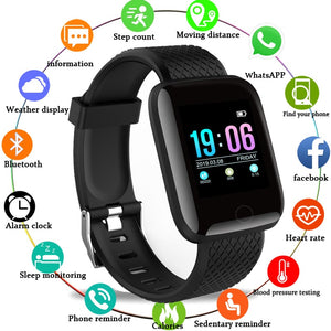 Smart Watch Men Blood Pressure Waterproof Smartwatch Women Heart Rate Monitor Fitness Tracker Watch Sport For Android IOS - Amzon World