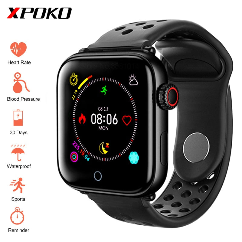 Smart Watch Men Waterproof Smartwatch With Heart Rate Monitor Blood Pressure Fitness Bracelet For iPhone iOS Android Watches - Amzon World